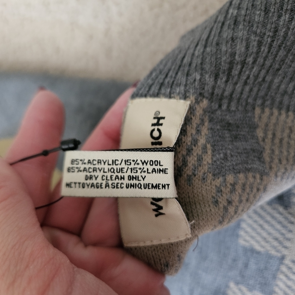 Nwts Woolrich buffalo knit scarf - Picture 5 of 6